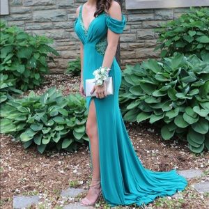 Emerald Green prom dress